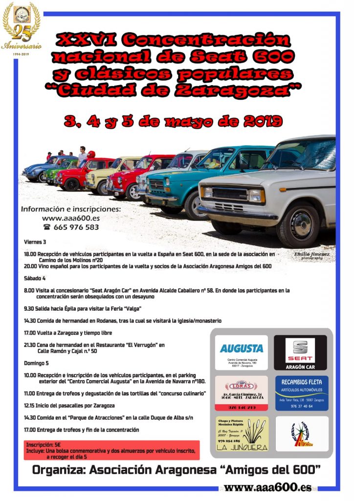 Concentración Nacional Seat 600 Zaragoza
