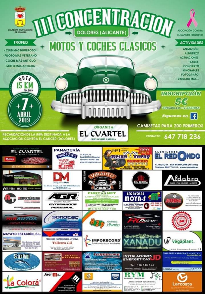 III Concentración Motos Coches Clásicos Dolores